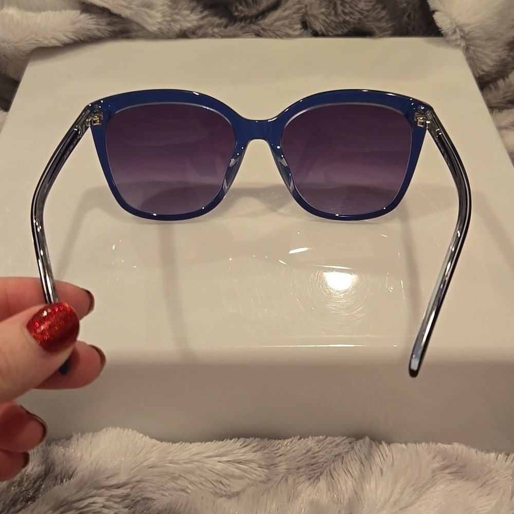 Kate Spade Pella Blue Sunglasses Brand New In Case - Picture 10 of 14